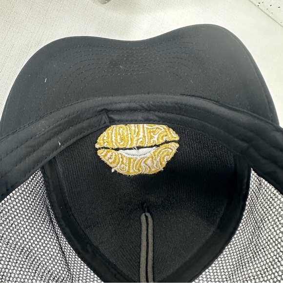 Dirty Honey Black & Yellow Band Logo On A Cobra Adjustable Trucker Hat - Picture 10 of 13